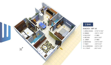 dsr-white-waters-floorplan-2bhk-1091sqft.png